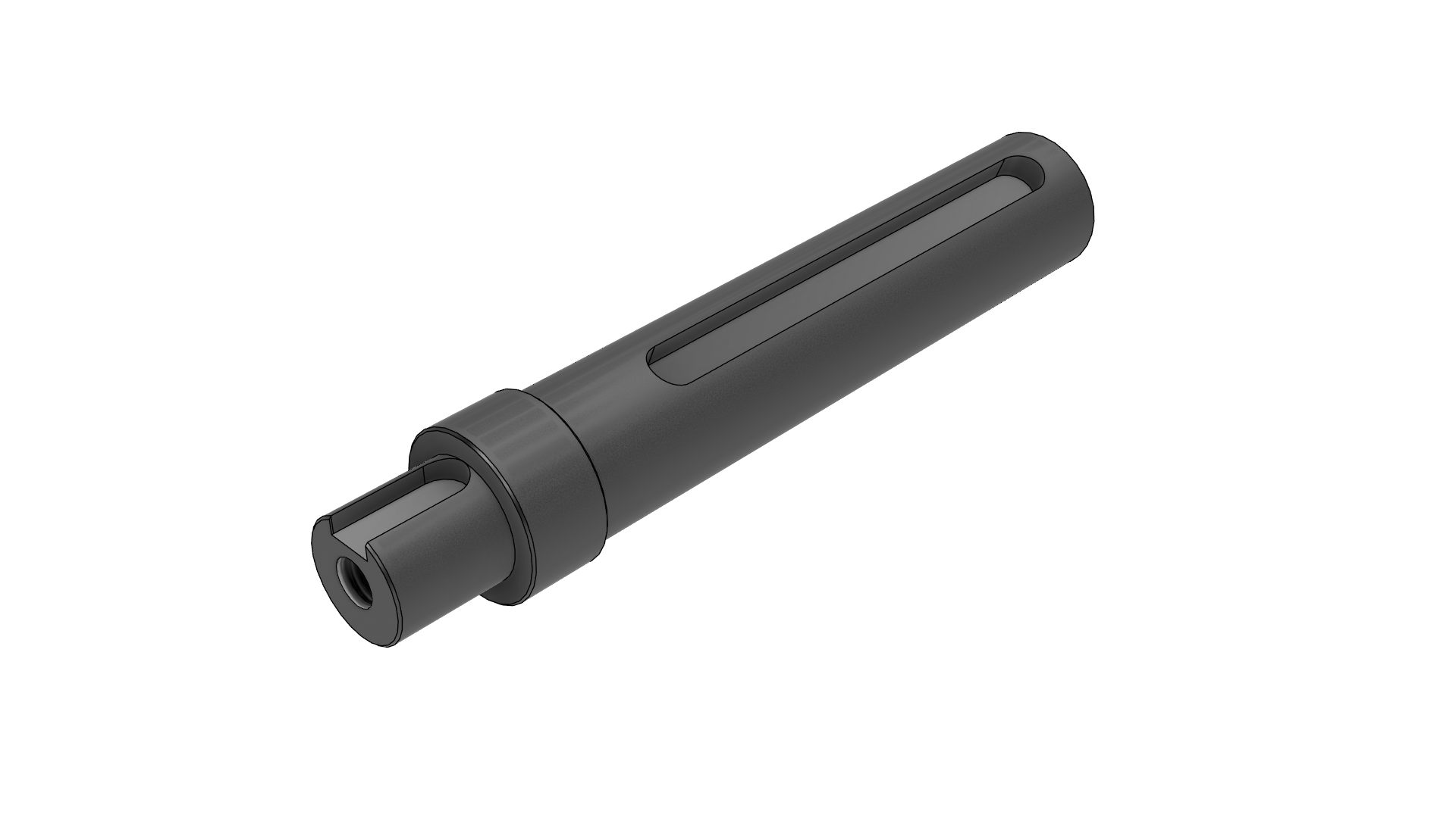 CAD render of a driveshaft
